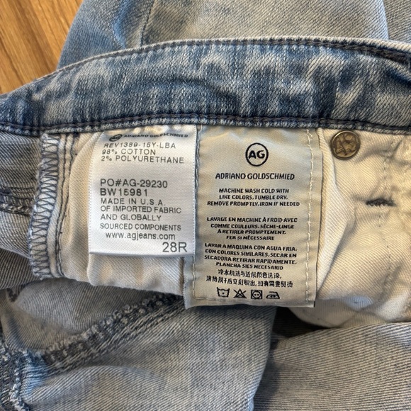 Ag Adriano Goldschmied Light Blue Skinny Jeans - Picture 8 of 8